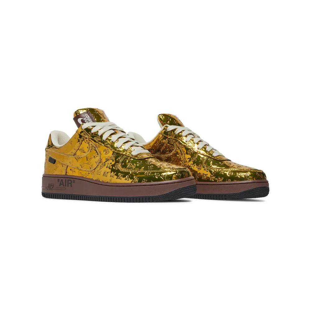 #LouisVuitton #AirForce1 #Low #MetallicGold