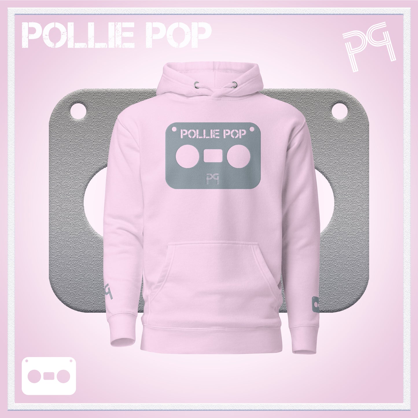Big Ova Gray Tape Hoodie