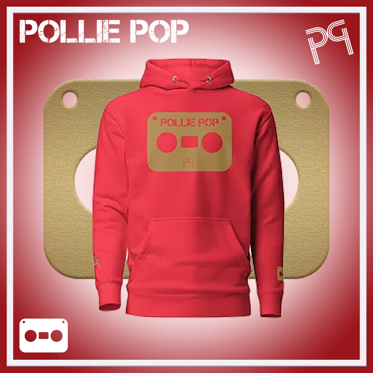 Big Old Gold Tape Hoodie