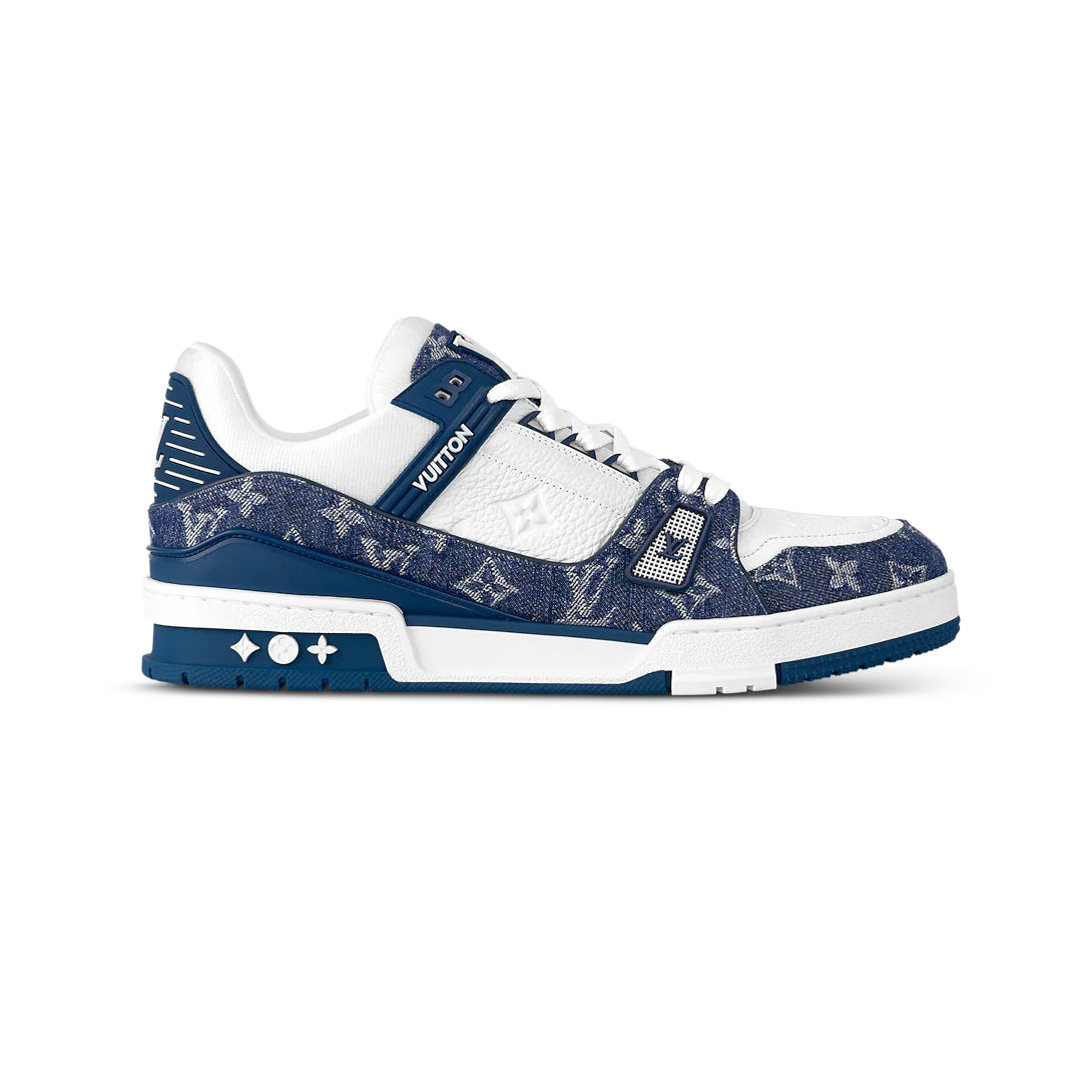 #LouisVuitton #LV #Trainer #Sneaker #BlueWhite