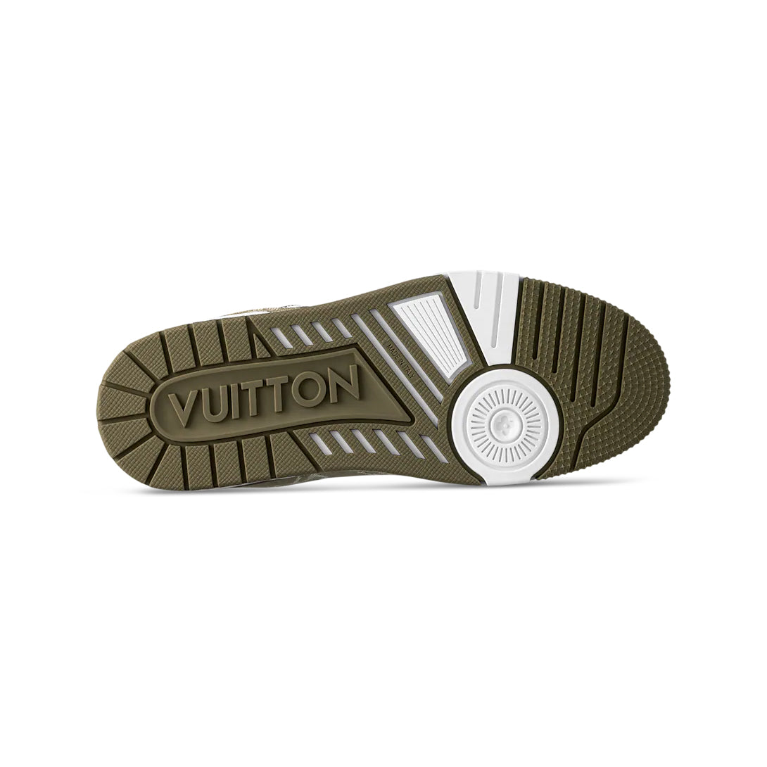 #LouisVuitton #LV #Trainer #Sneaker #KhakiWhite