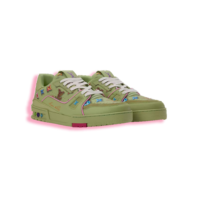 #LouisVuitton #LV #Trainer #Sneaker #OliveGreen