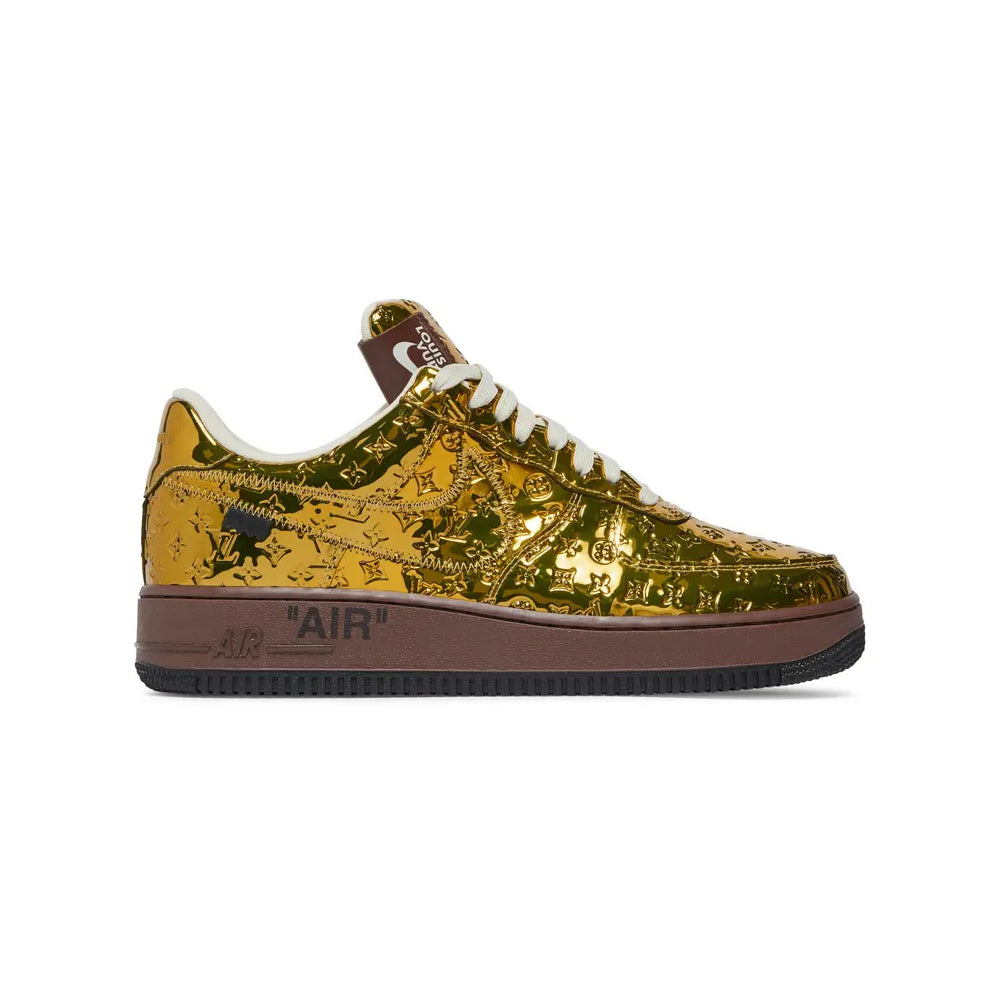 #LouisVuitton #AirForce1 #Low #MetallicGold