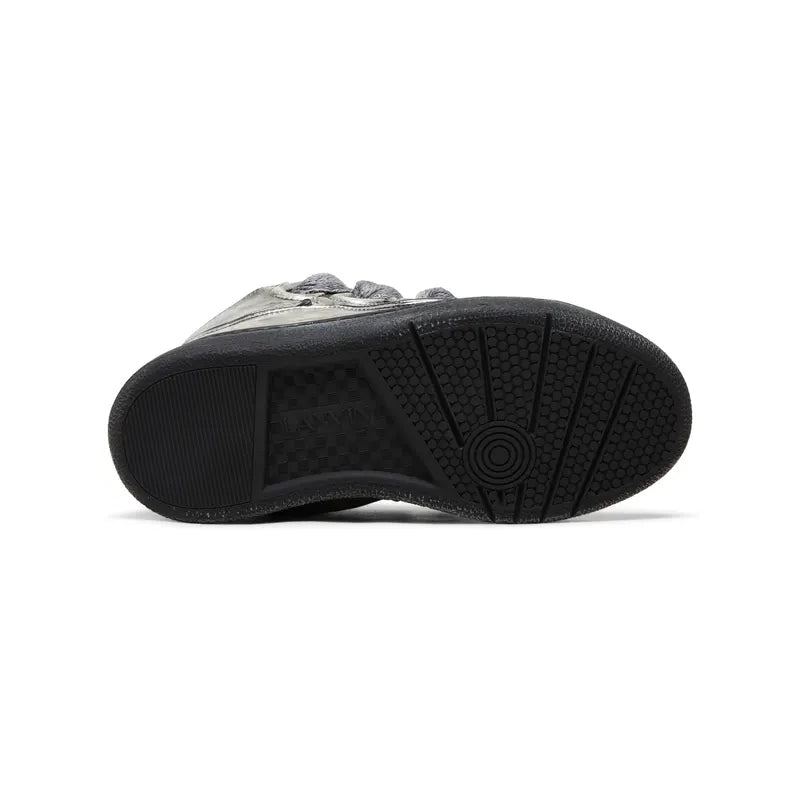 #Lanvin #Curb ##Sneakers #White #Anthracite