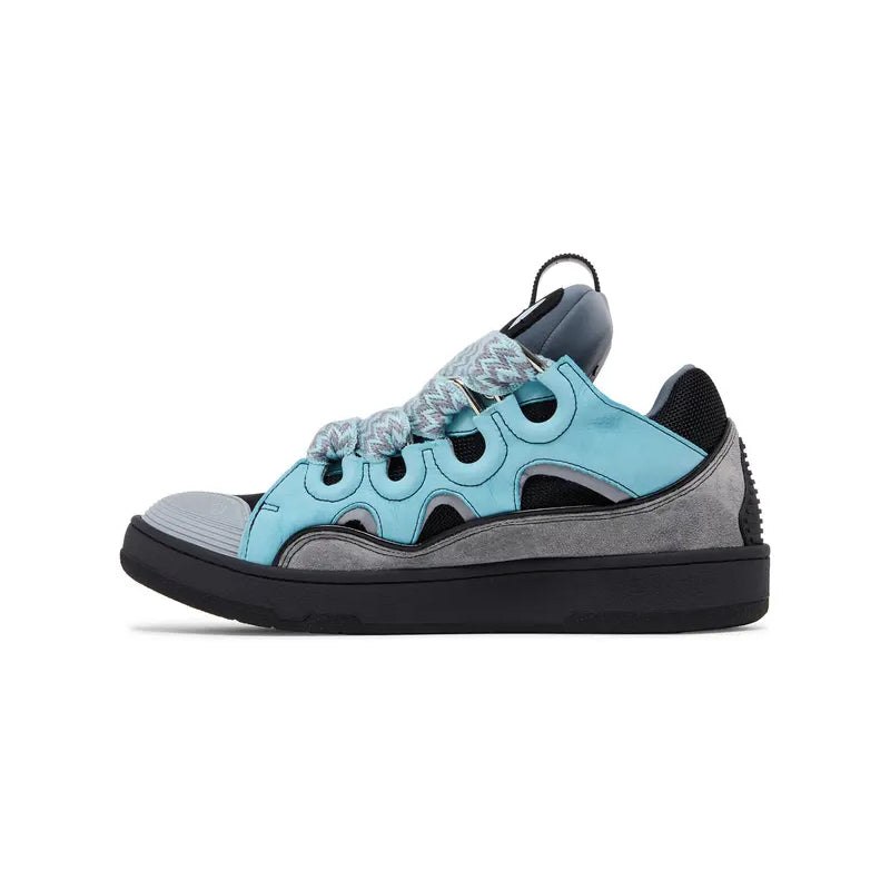 #Lanvin #Curb ##Sneakers #LightBlue #Anthracite