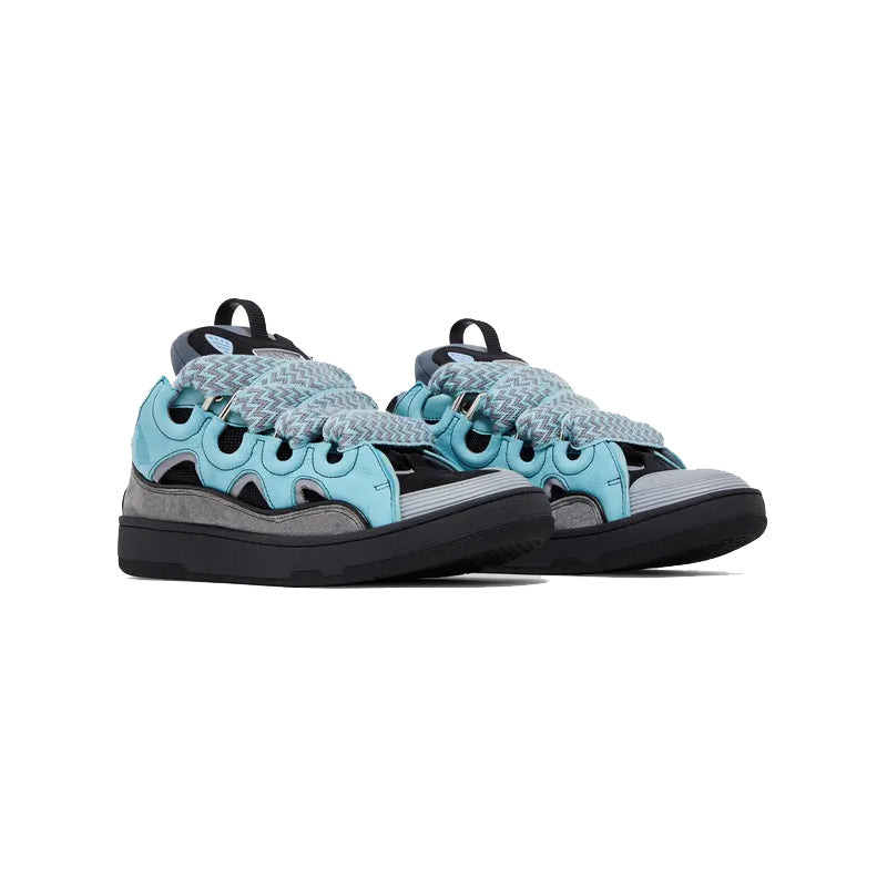 #Lanvin #Curb ##Sneakers #LightBlue #Anthracite