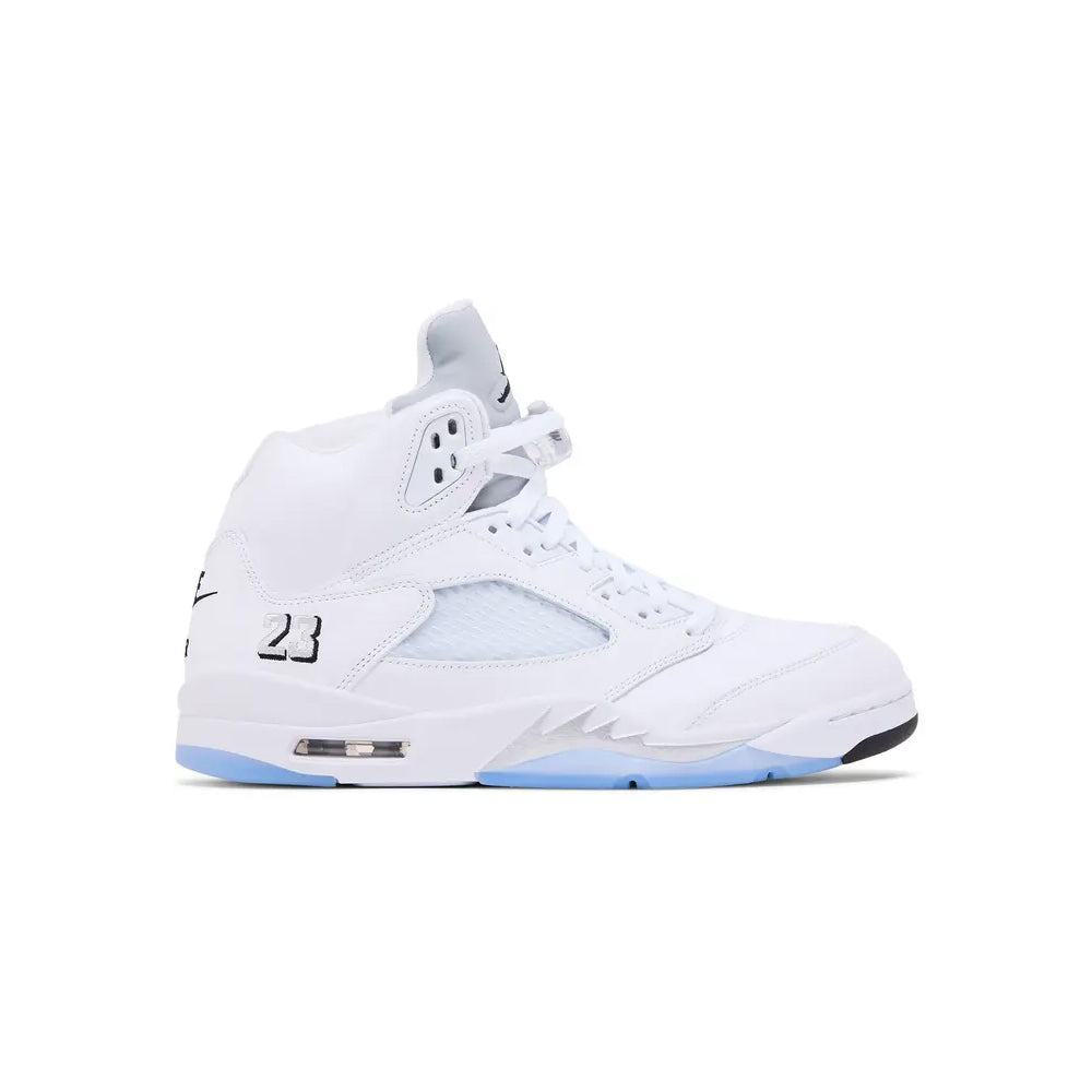 #AirJordan #5s #WhiteMetallic