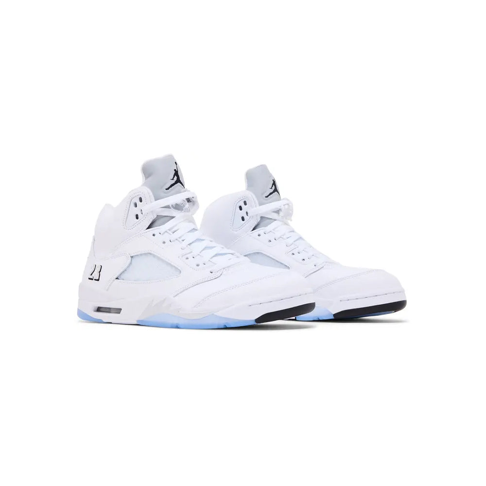 #AirJordan #5s #WhiteMetallic