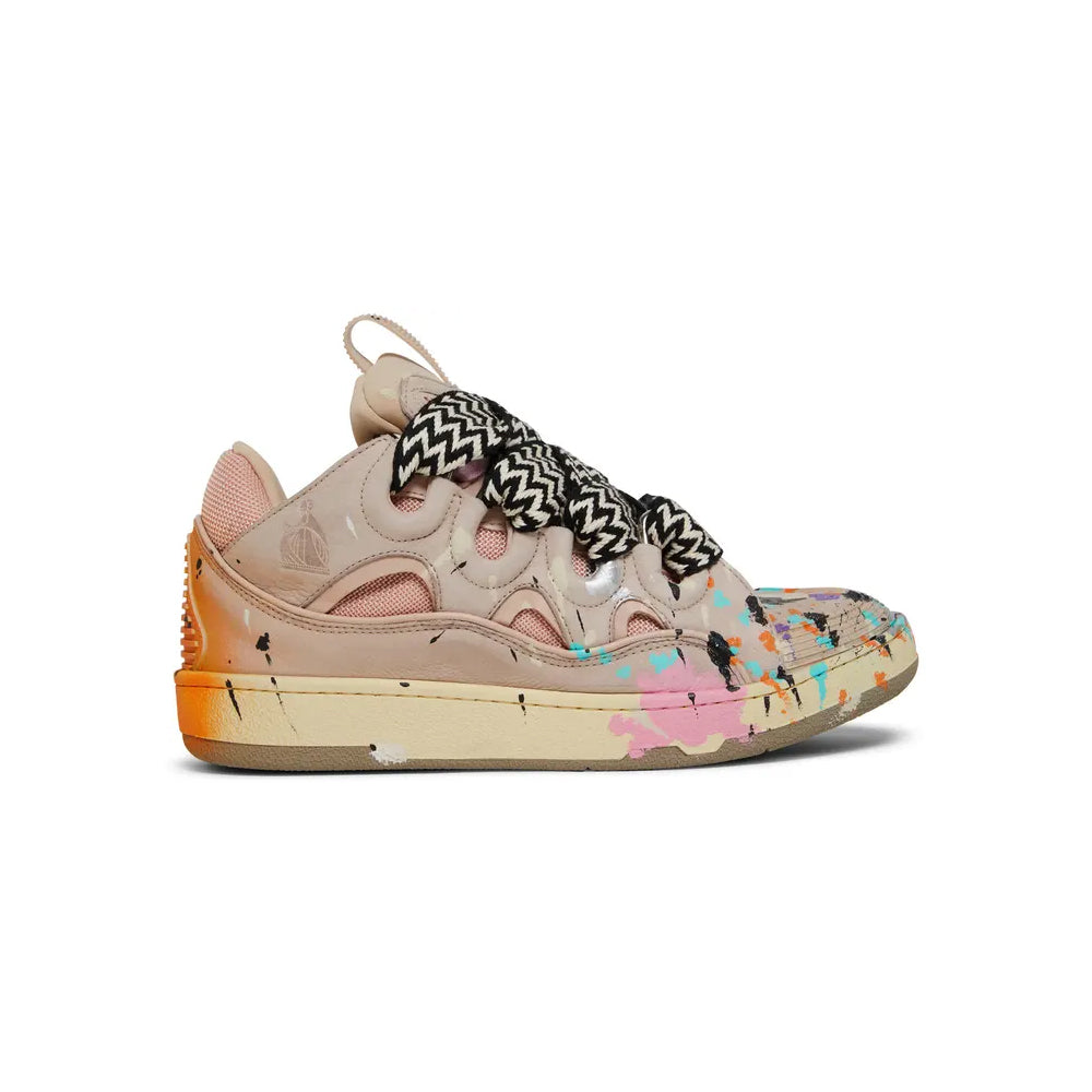 #GalleryDept x #Lanvin #Curb #Sneakers #PaintDrip #PalePink
