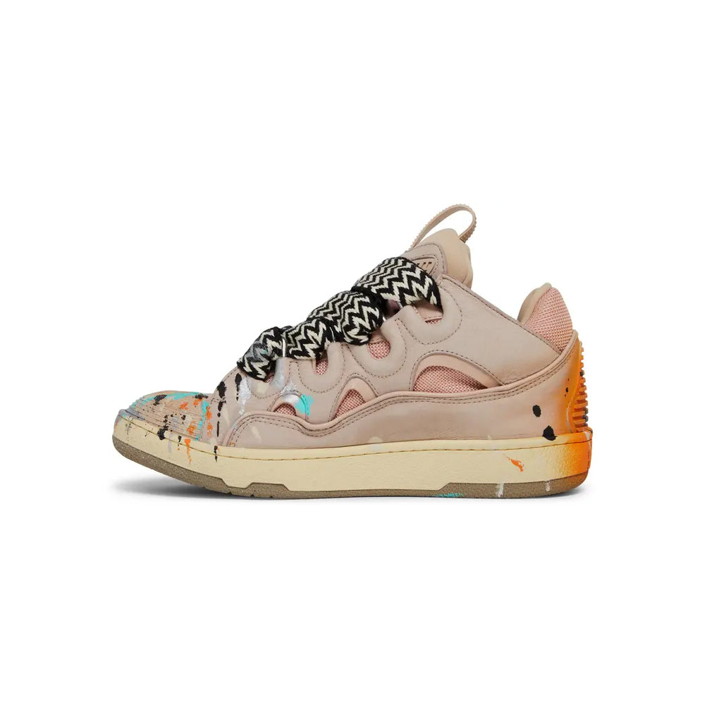 #GalleryDept x #Lanvin #Curb #Sneakers #PaintDrip #PalePink