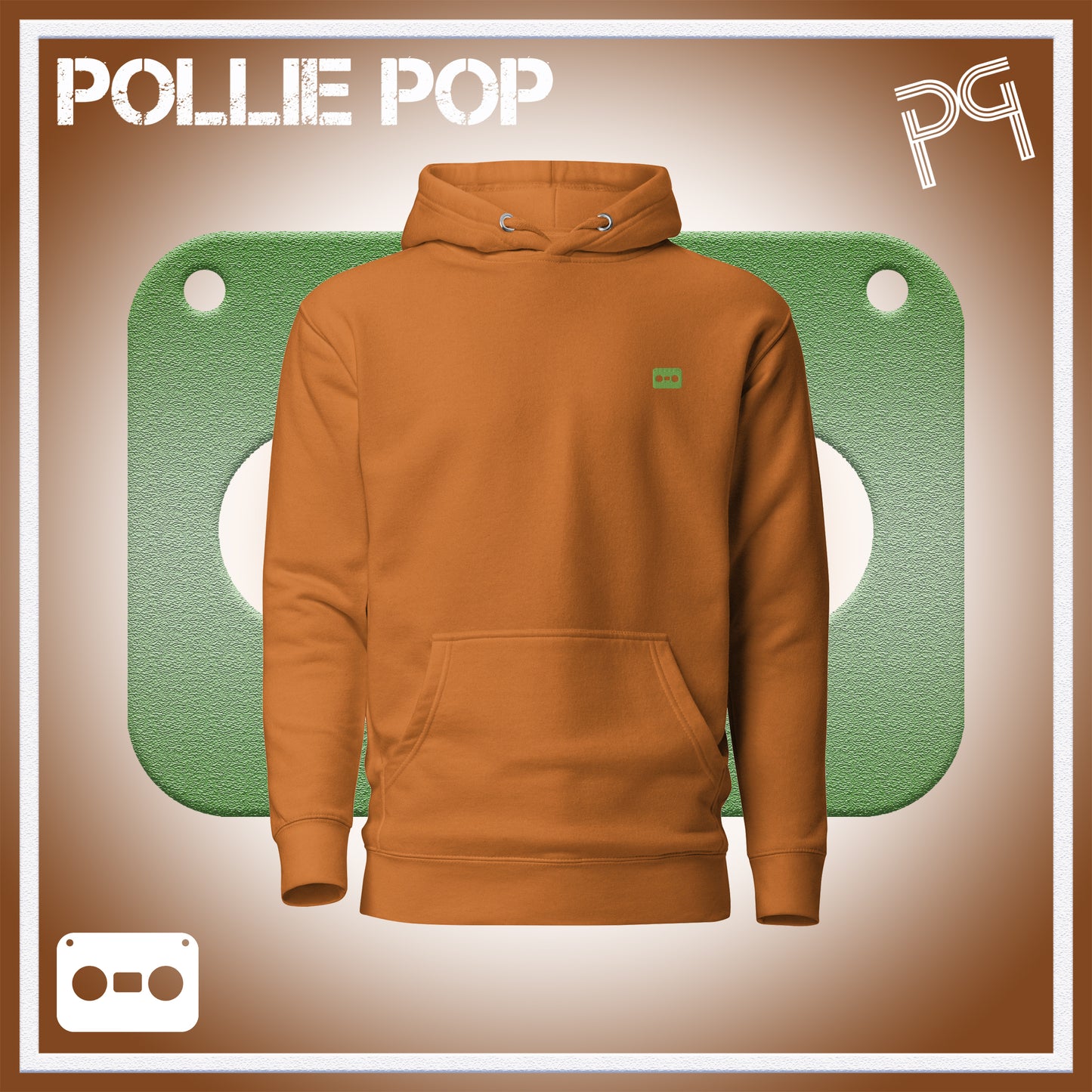 Light Green Tape Hoodie