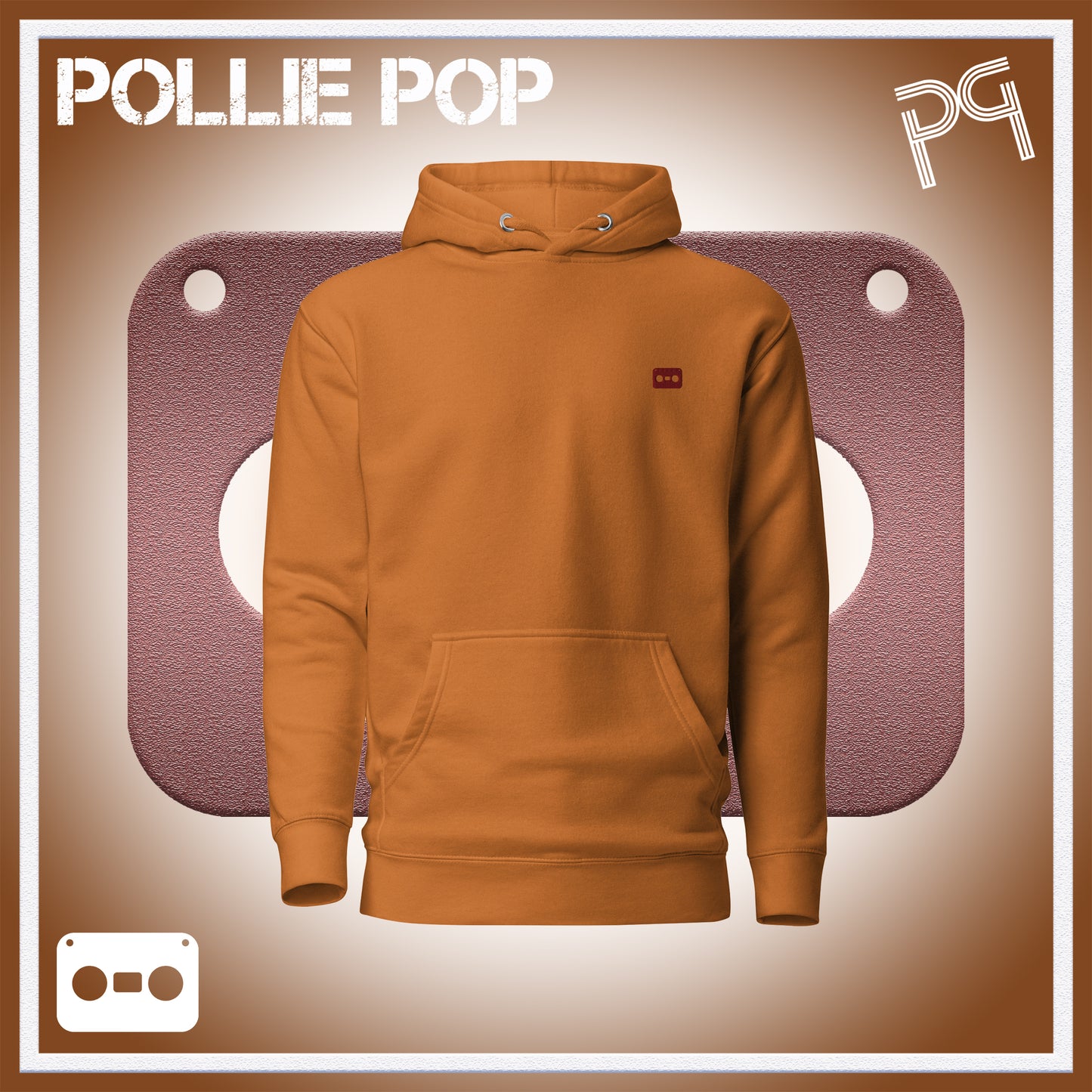 Wineberry Tape Hoodie