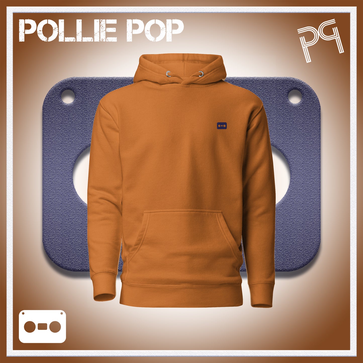Navy Tape Hoodie 4