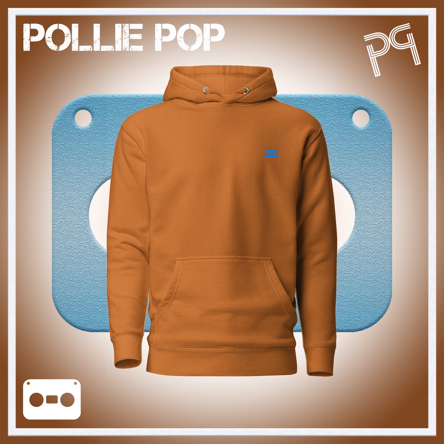 Teal Tape Hoodie