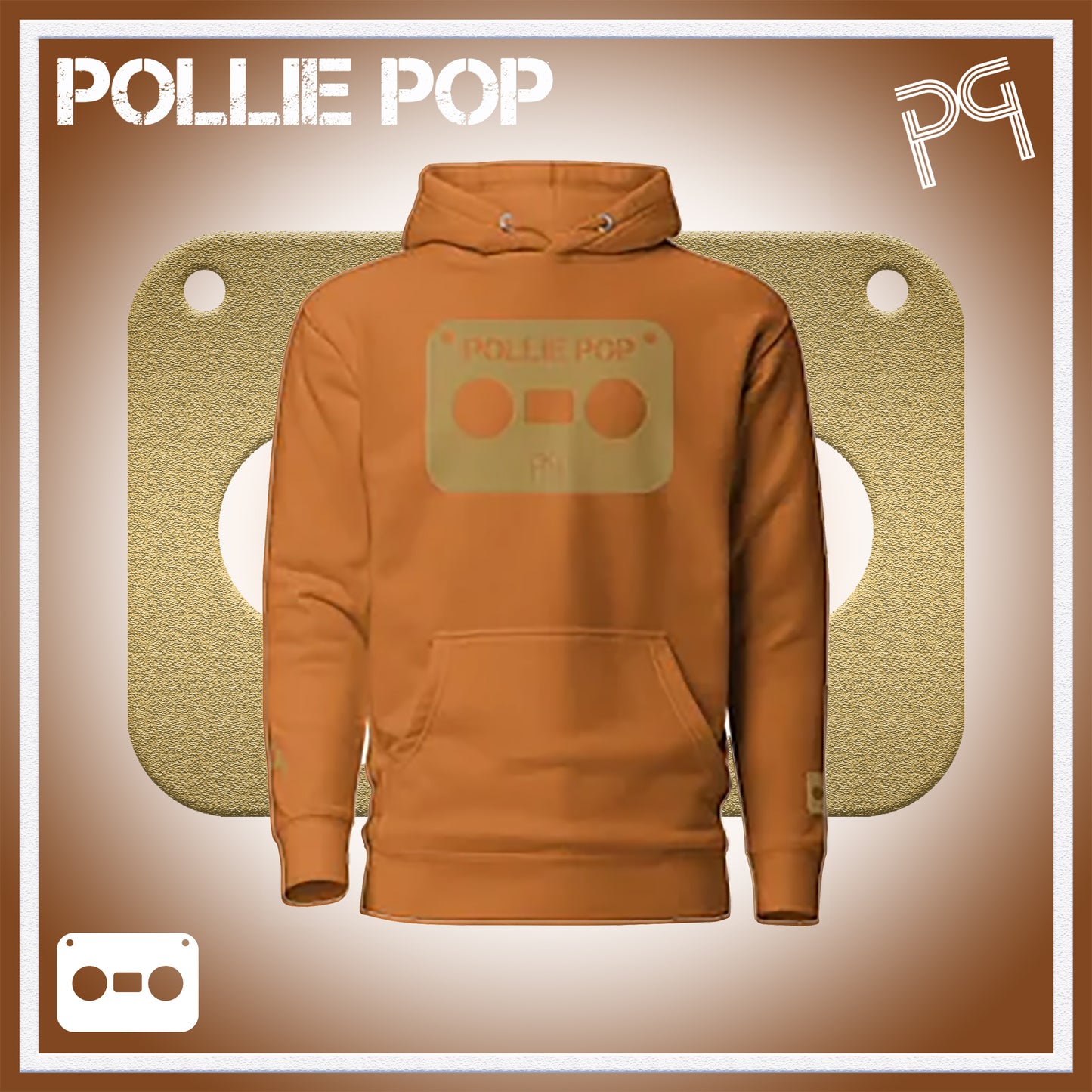 Big Old Gold Tape Hoodie