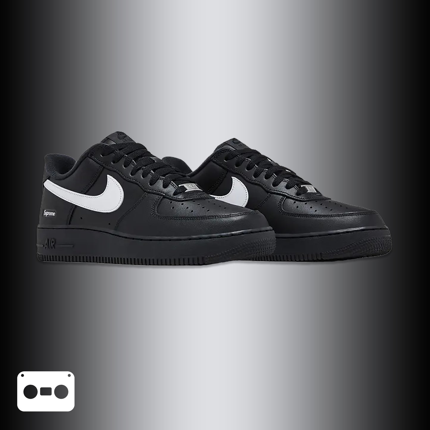 #AirForce1 #Supreme #BoxLogo #BlackWhite