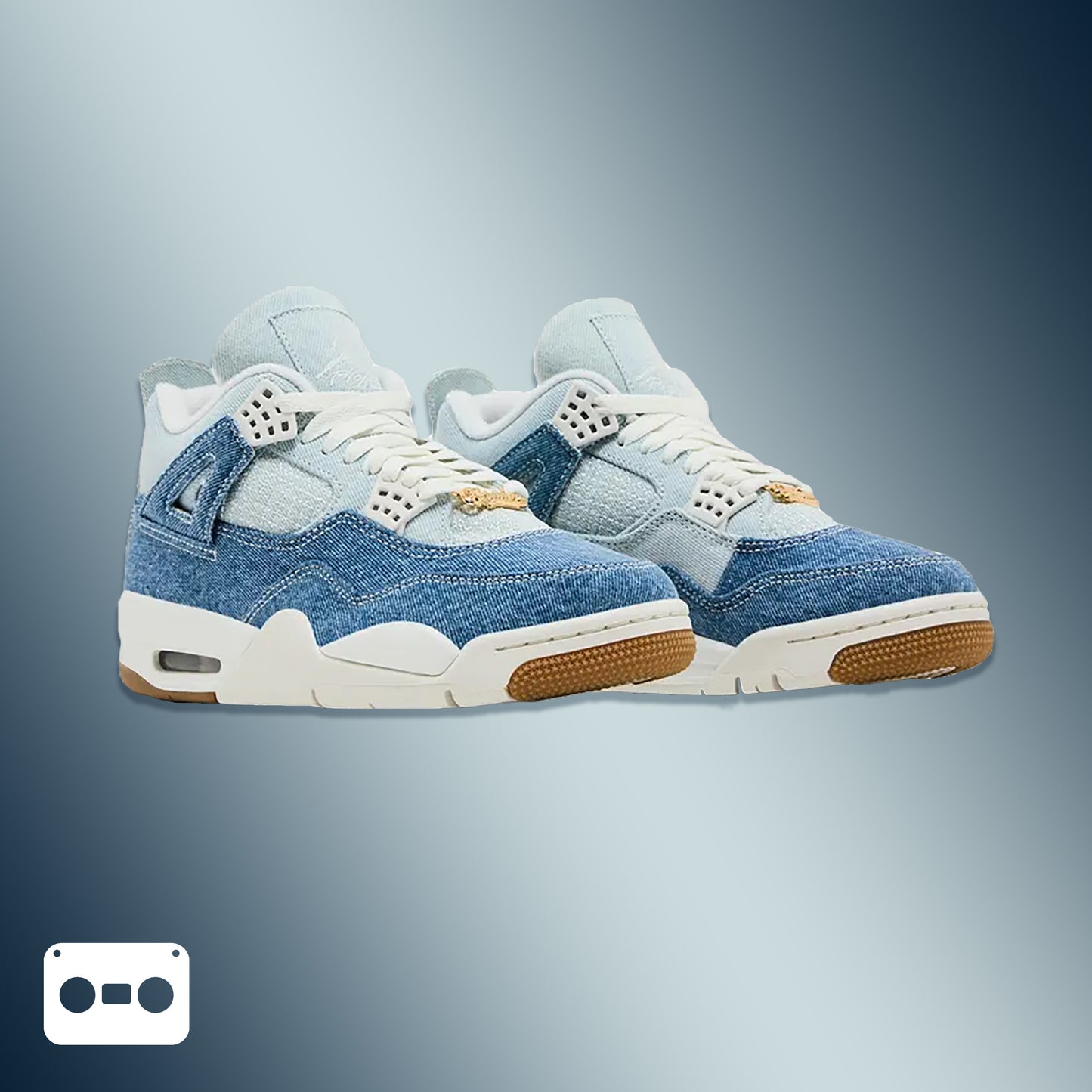 #AirJordan #4s #TEX #WornBlueDenim