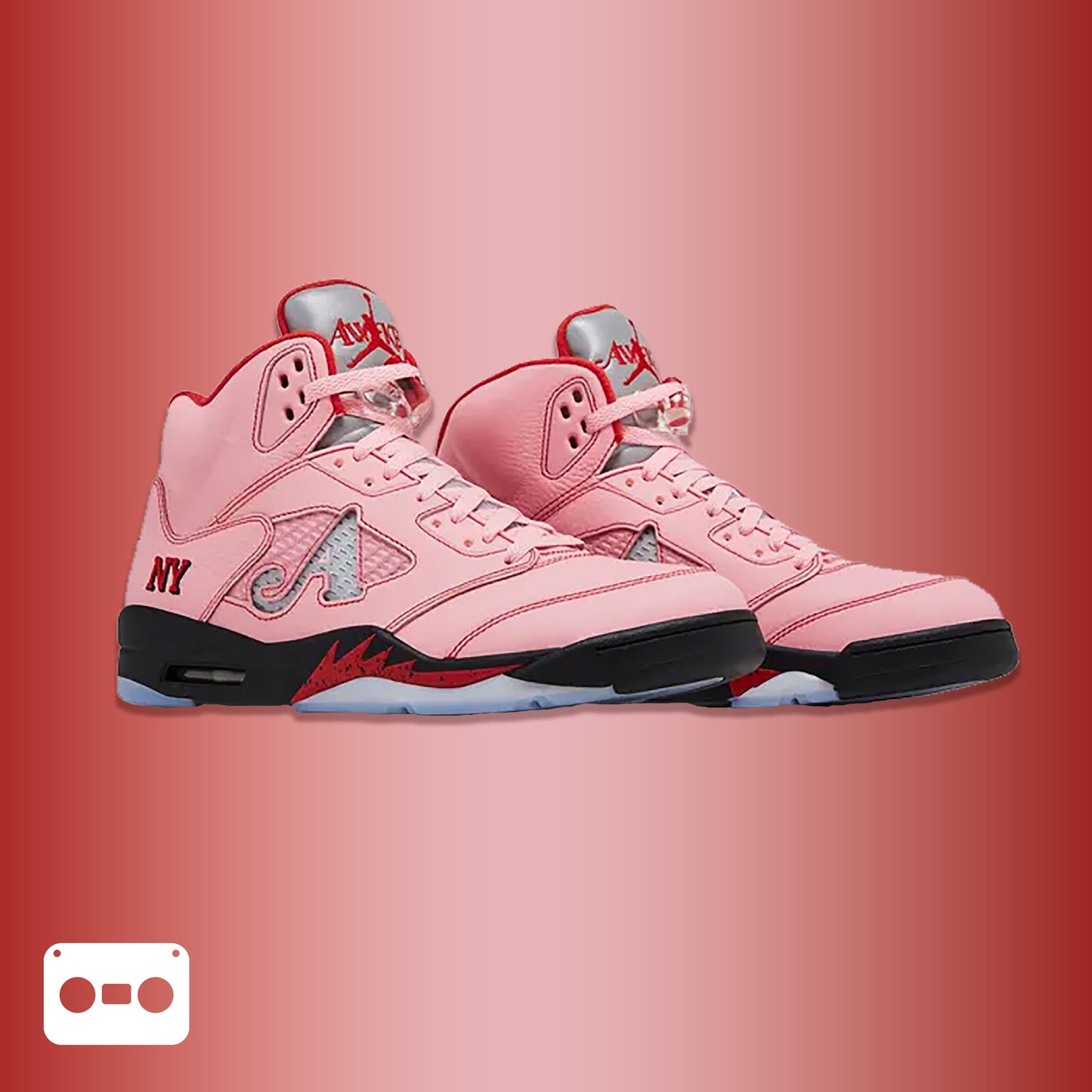 #AirJordan #5s #Boro #ArcticPink