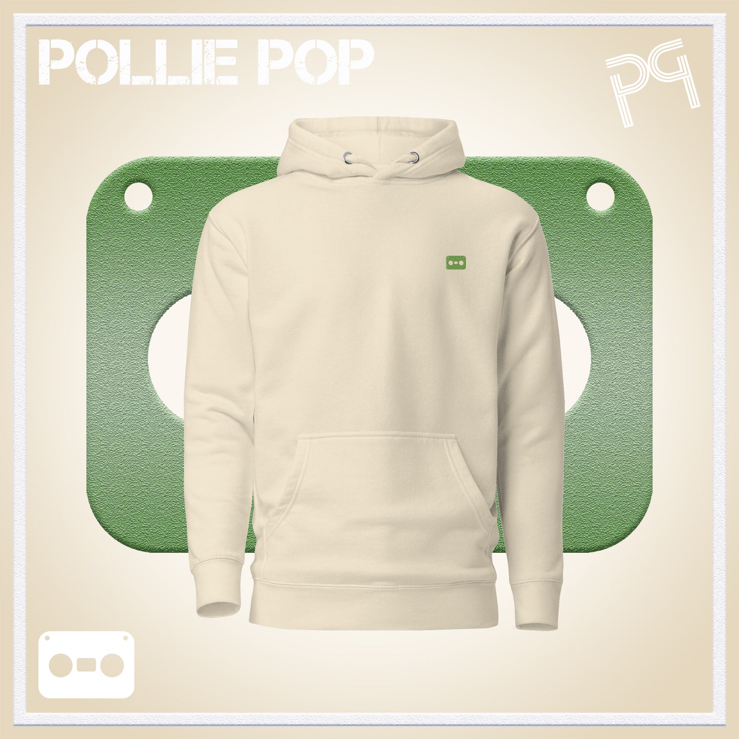 Light Green Tape Hoodie