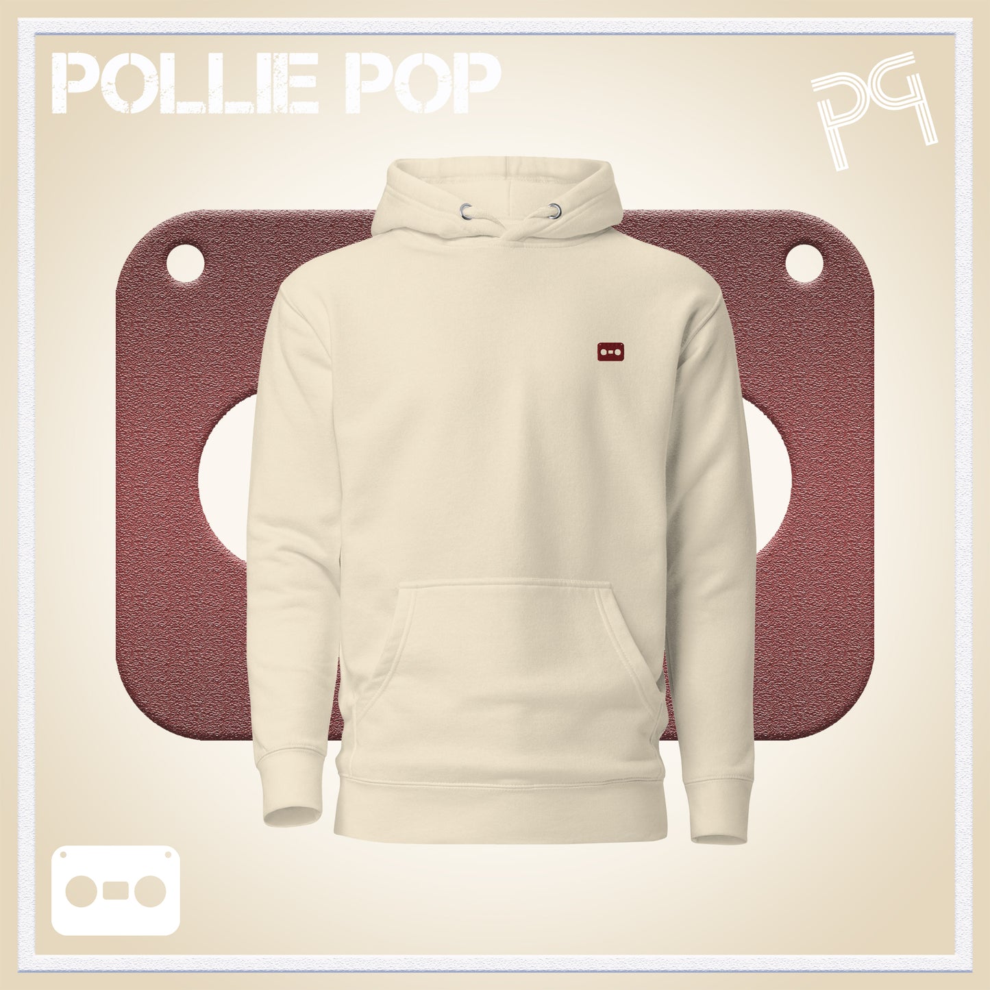 Wineberry Tape Hoodie