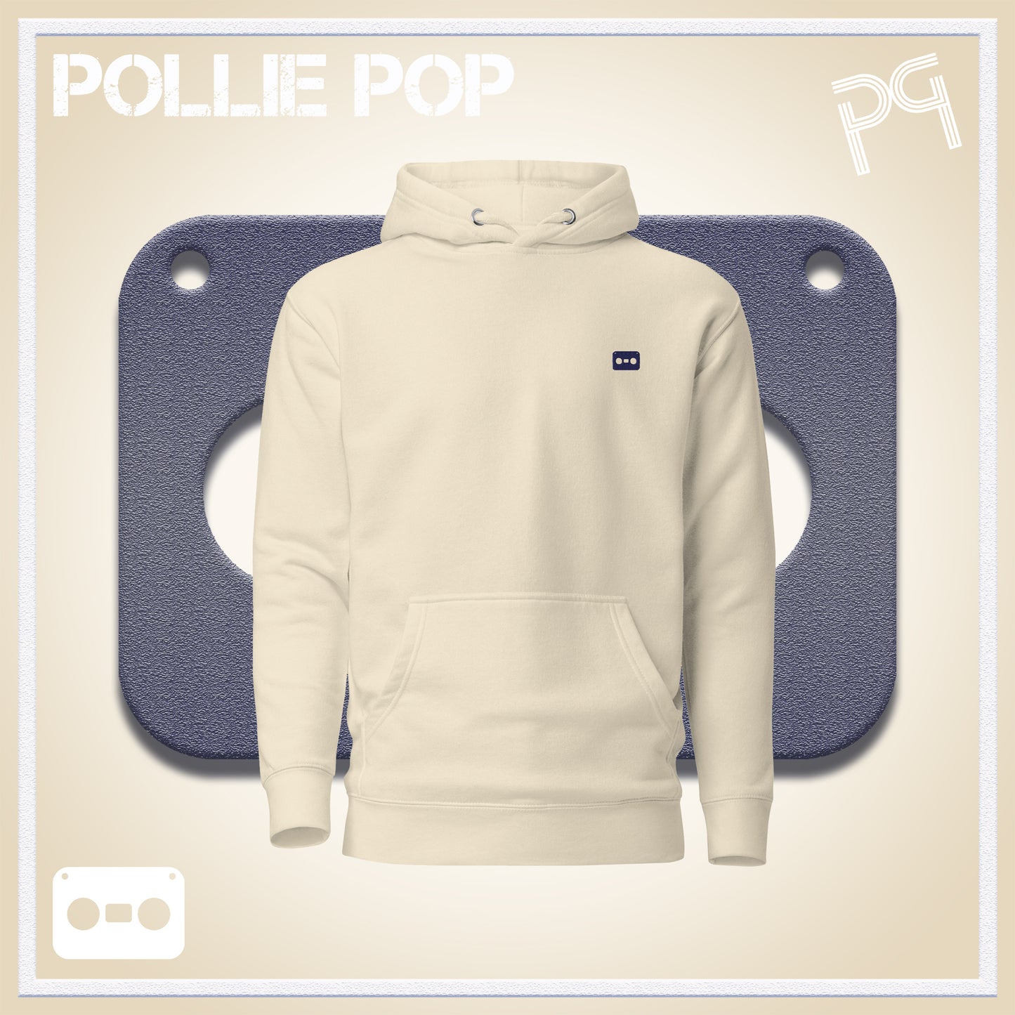 Navy Tape Hoodie 4