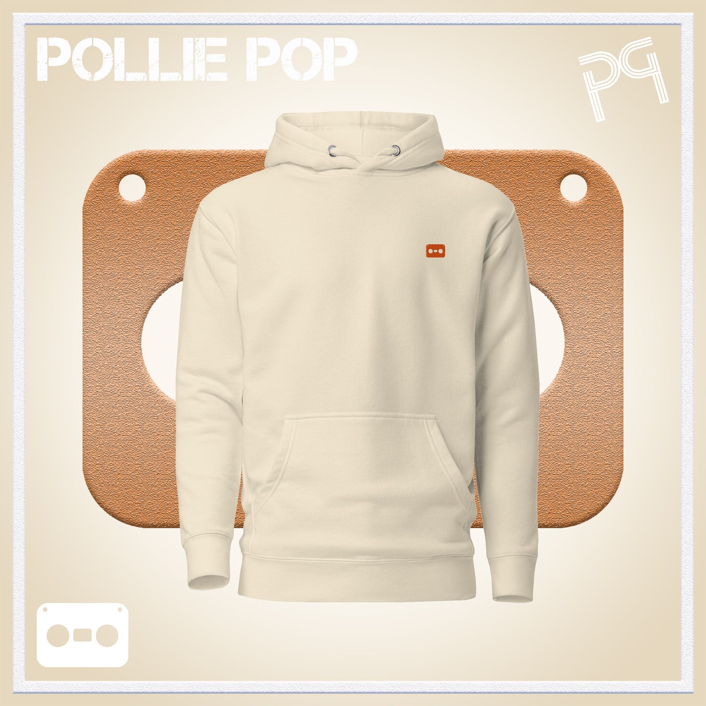 Orange Tape Hoodie
