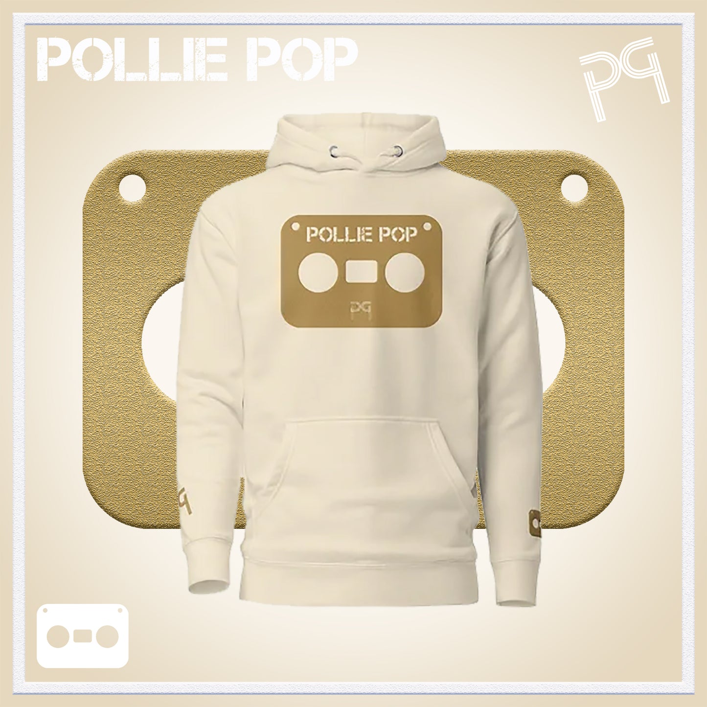 Big Old Gold Tape Hoodie