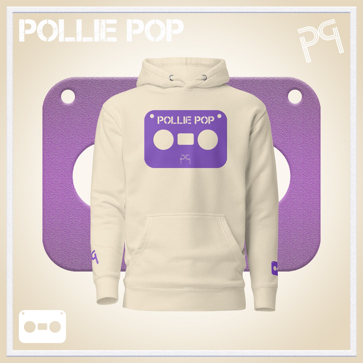Big Purple Tape Hoodie