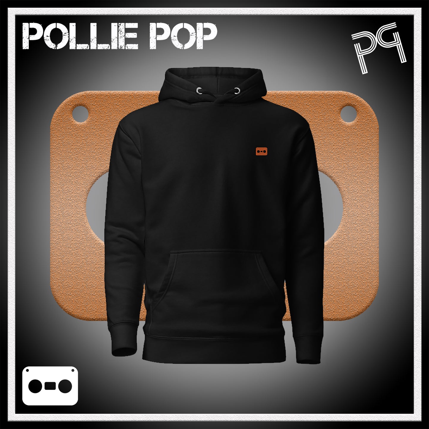 Orange Tape Hoodie