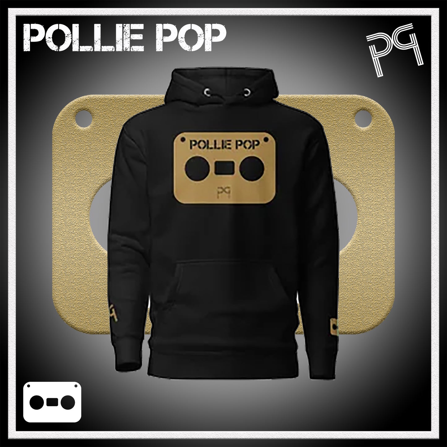 Big Old Gold Tape Hoodie