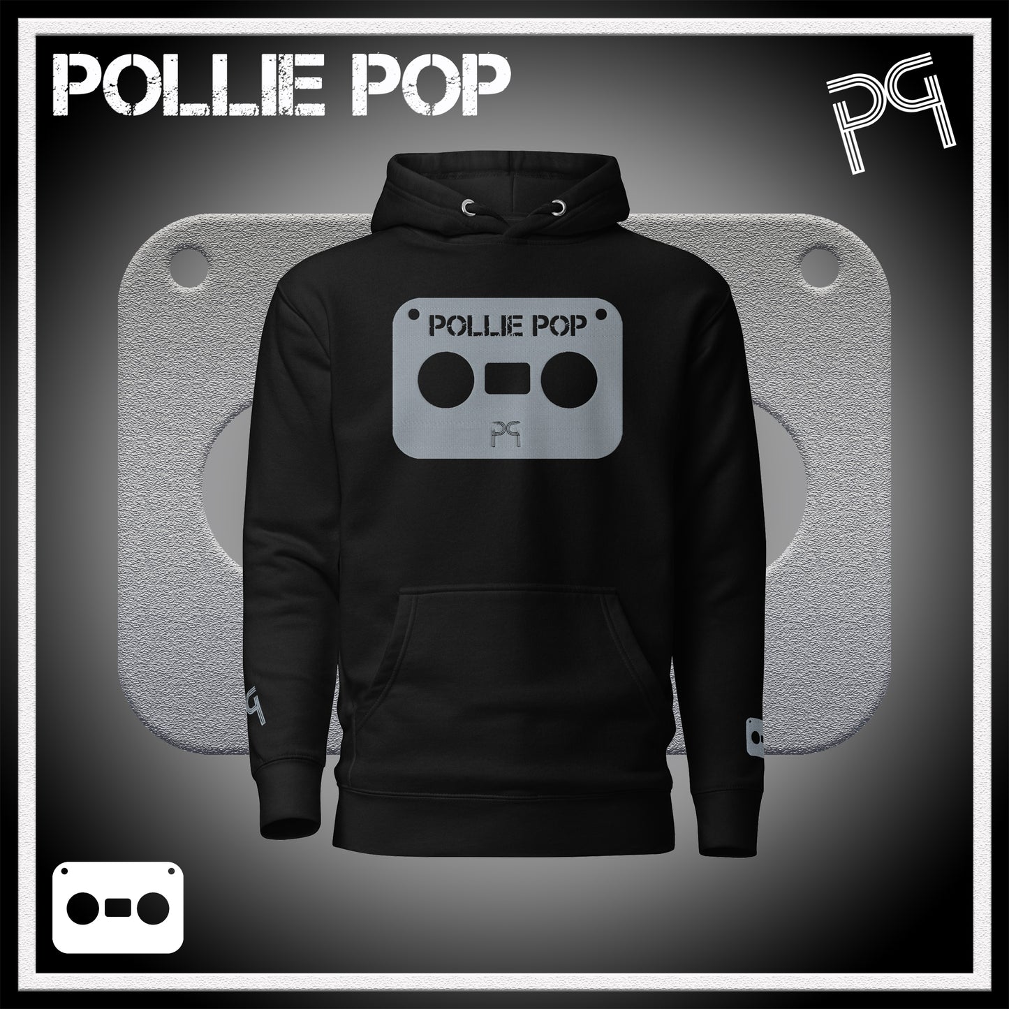 Big Ova Gray Tape Hoodie