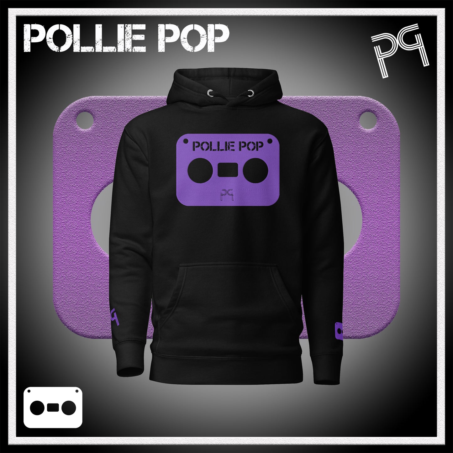 Big Purple Tape Hoodie