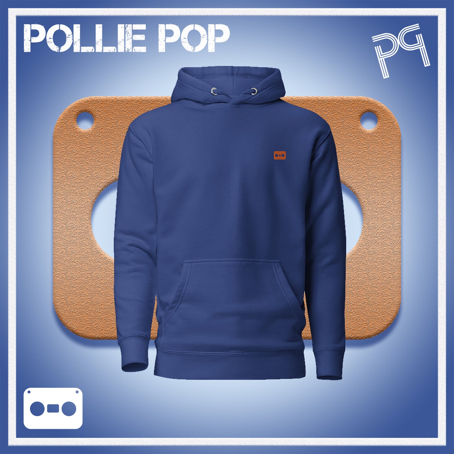 Orange Tape Hoodie