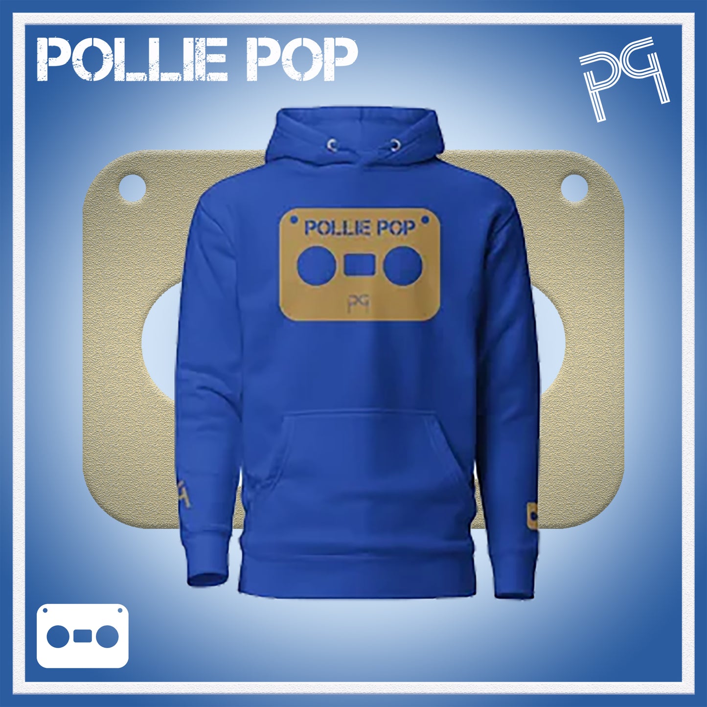 Big Old Gold Tape Hoodie