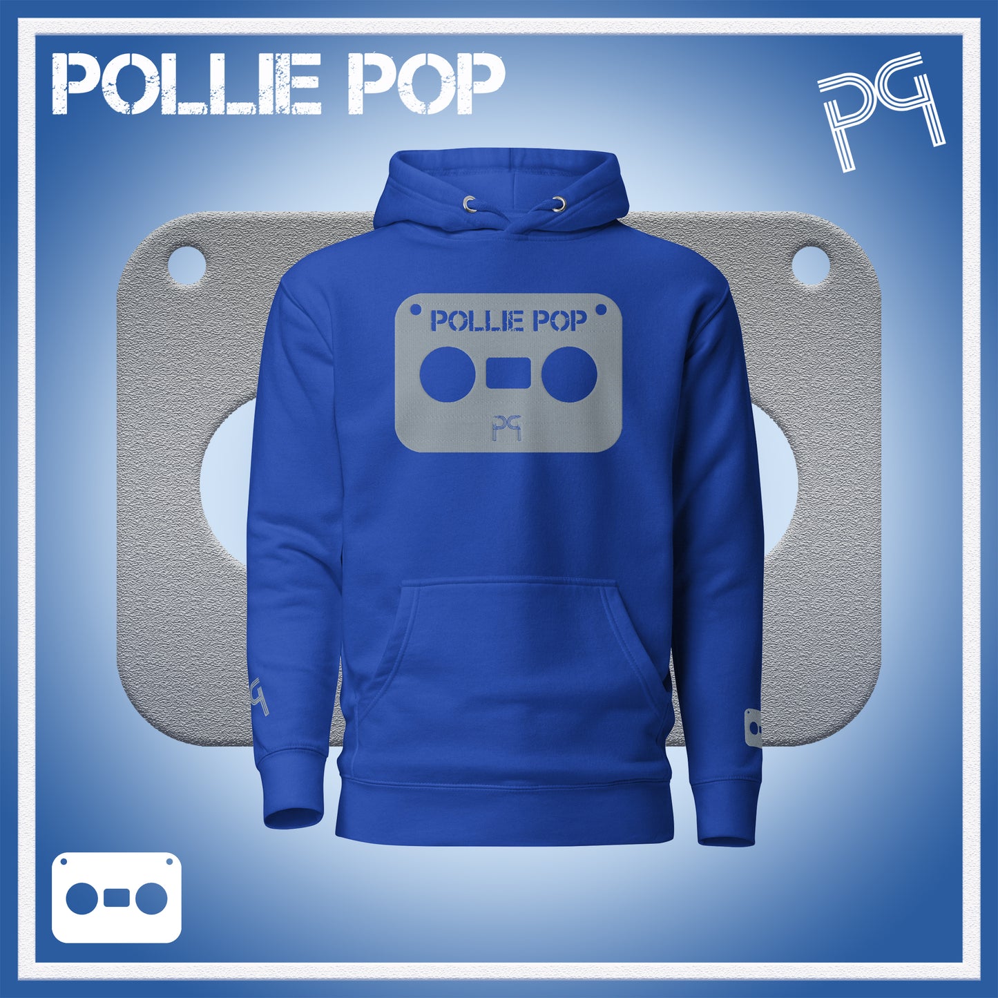 Big Ova Gray Tape Hoodie