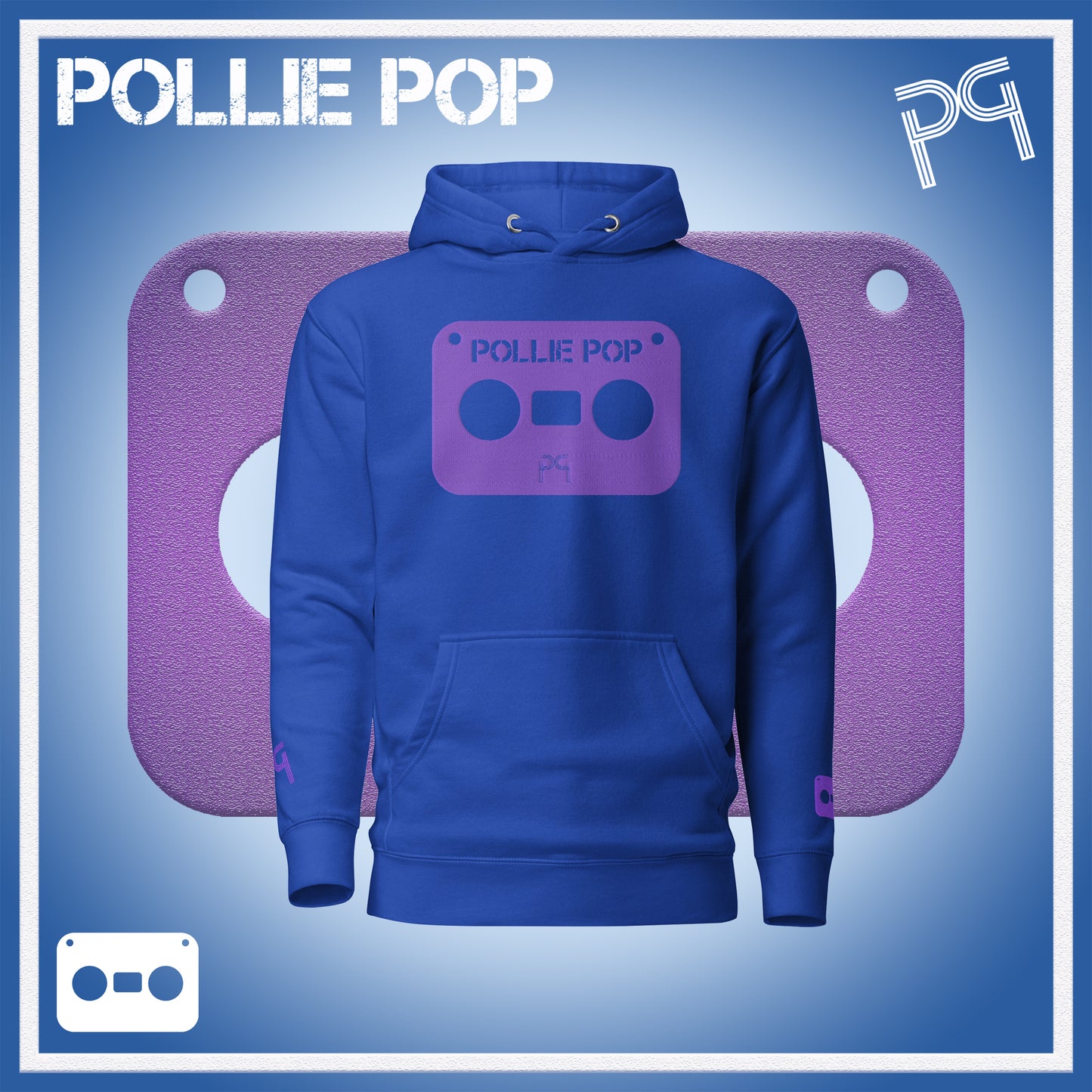 Big Purple Tape Hoodie
