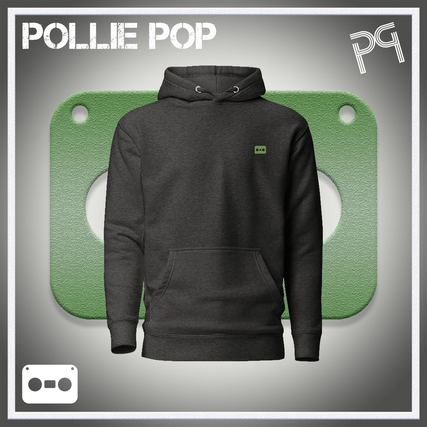 Light Green Tape Hoodie