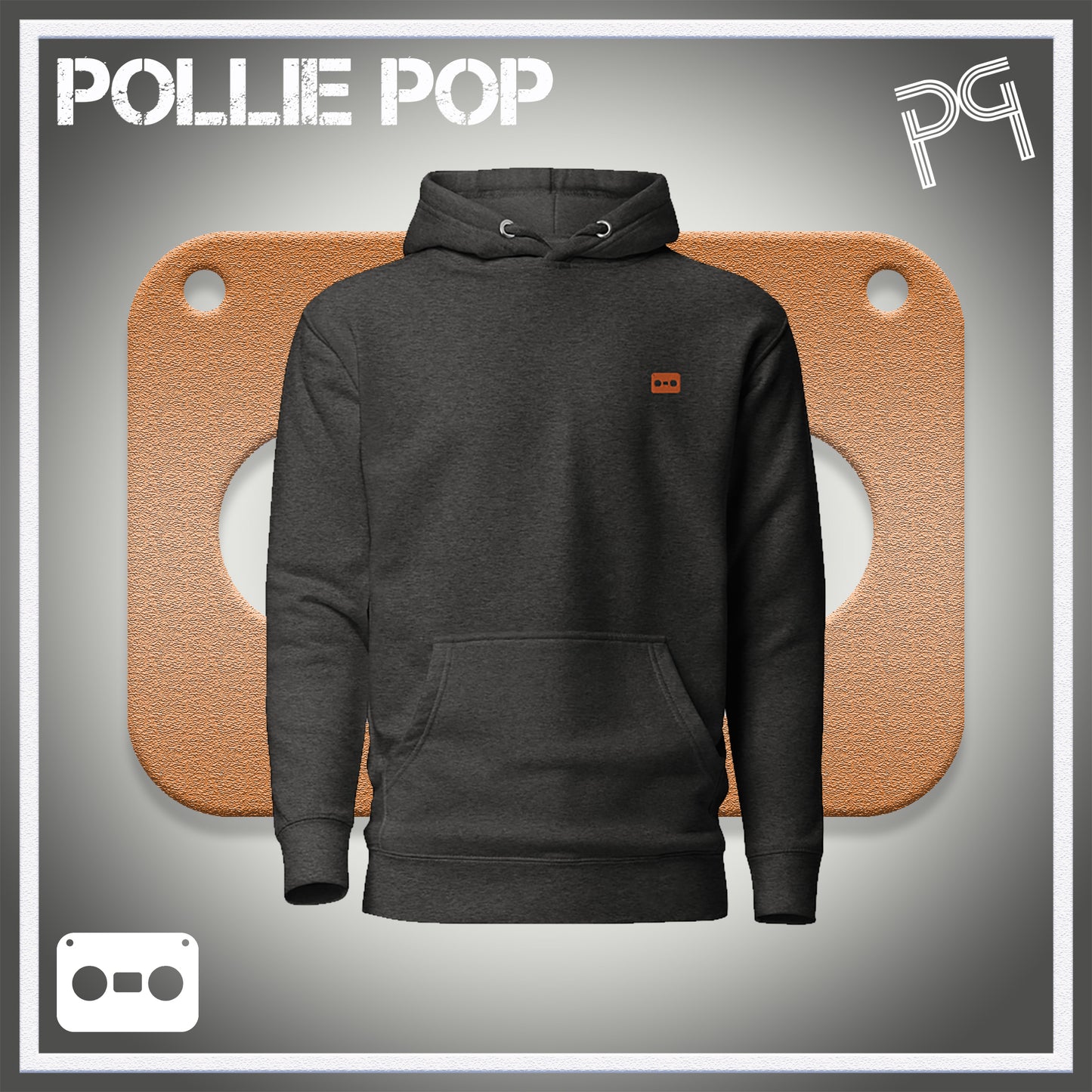 Orange Tape Hoodie