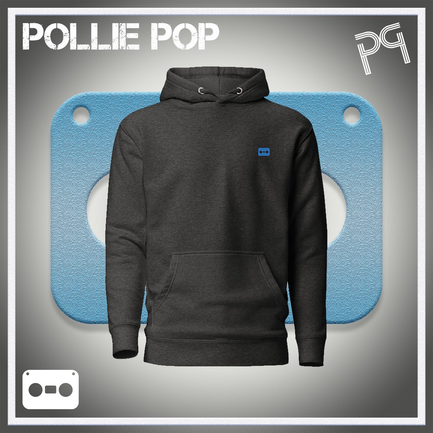 Teal Tape Hoodie