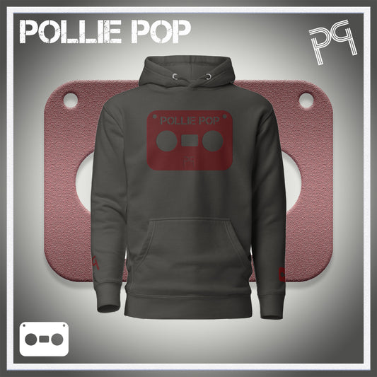 Big Wineberry Tape Hoodie