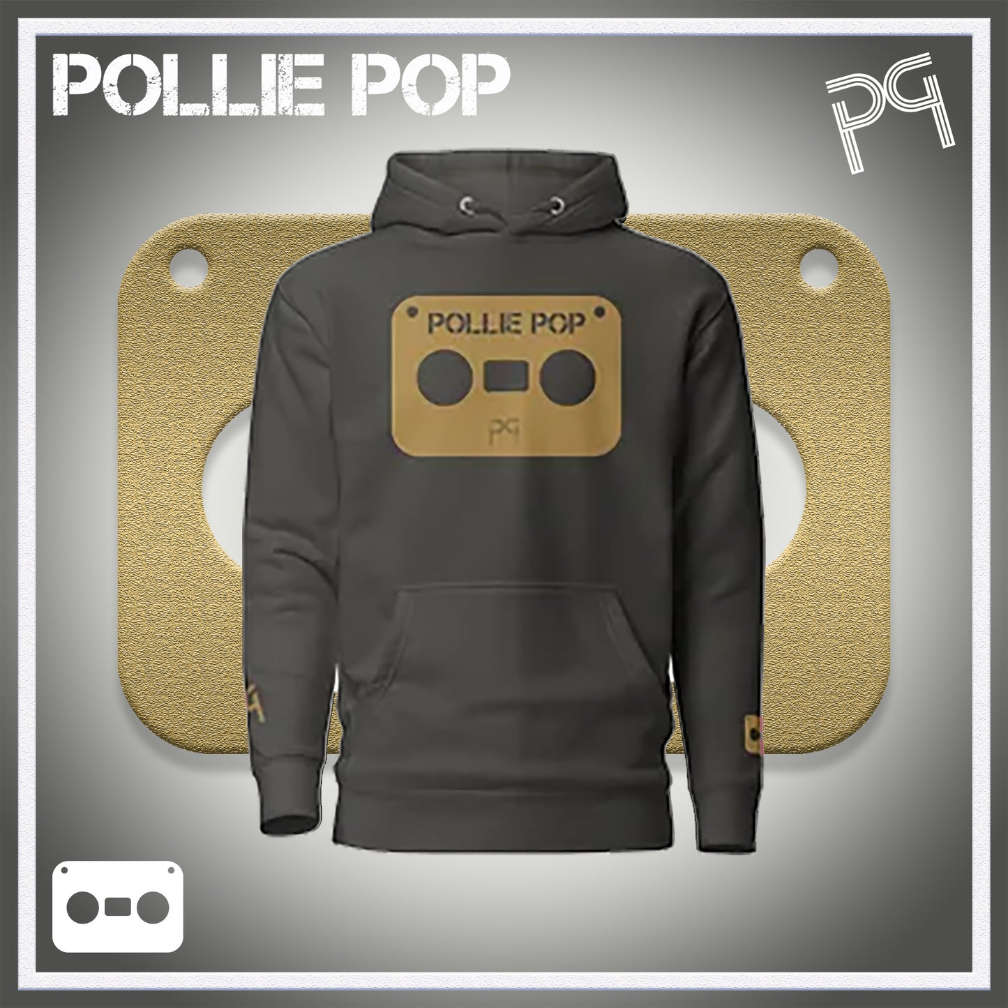 Big Old Gold Tape Hoodie