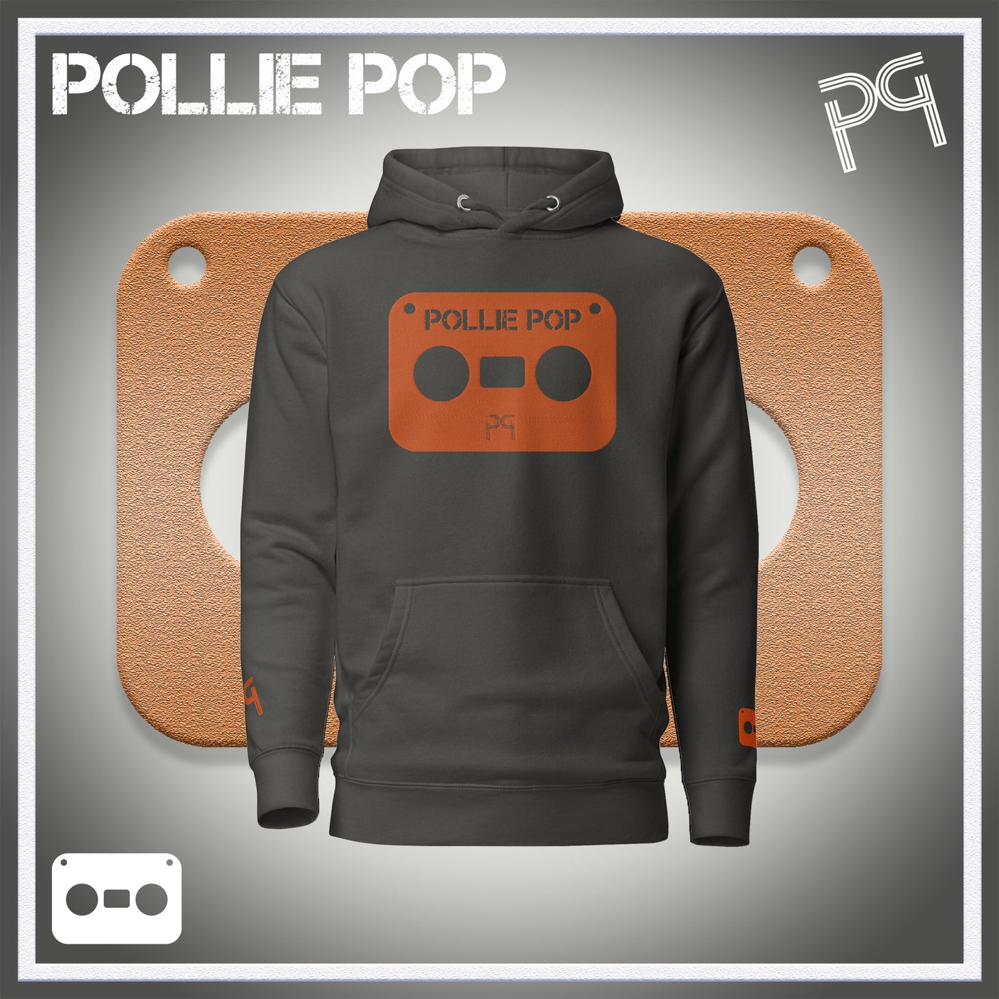 Big Orange Tape Hoodie