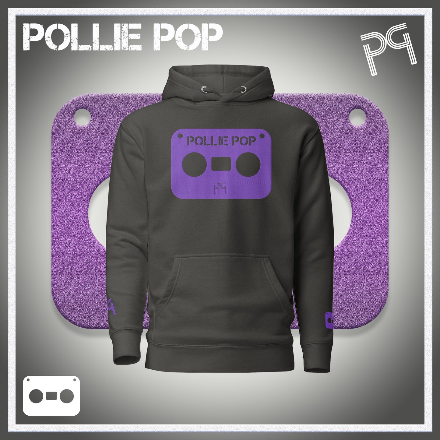 Big Purple Tape Hoodie