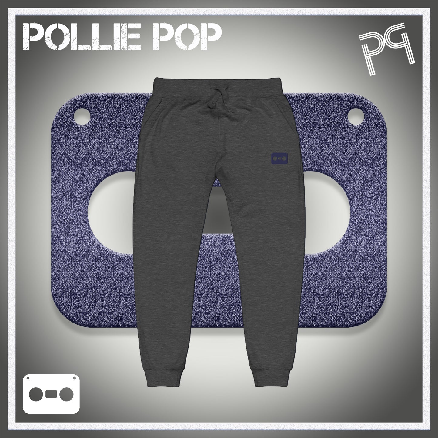 Navy Tape Joggers 4