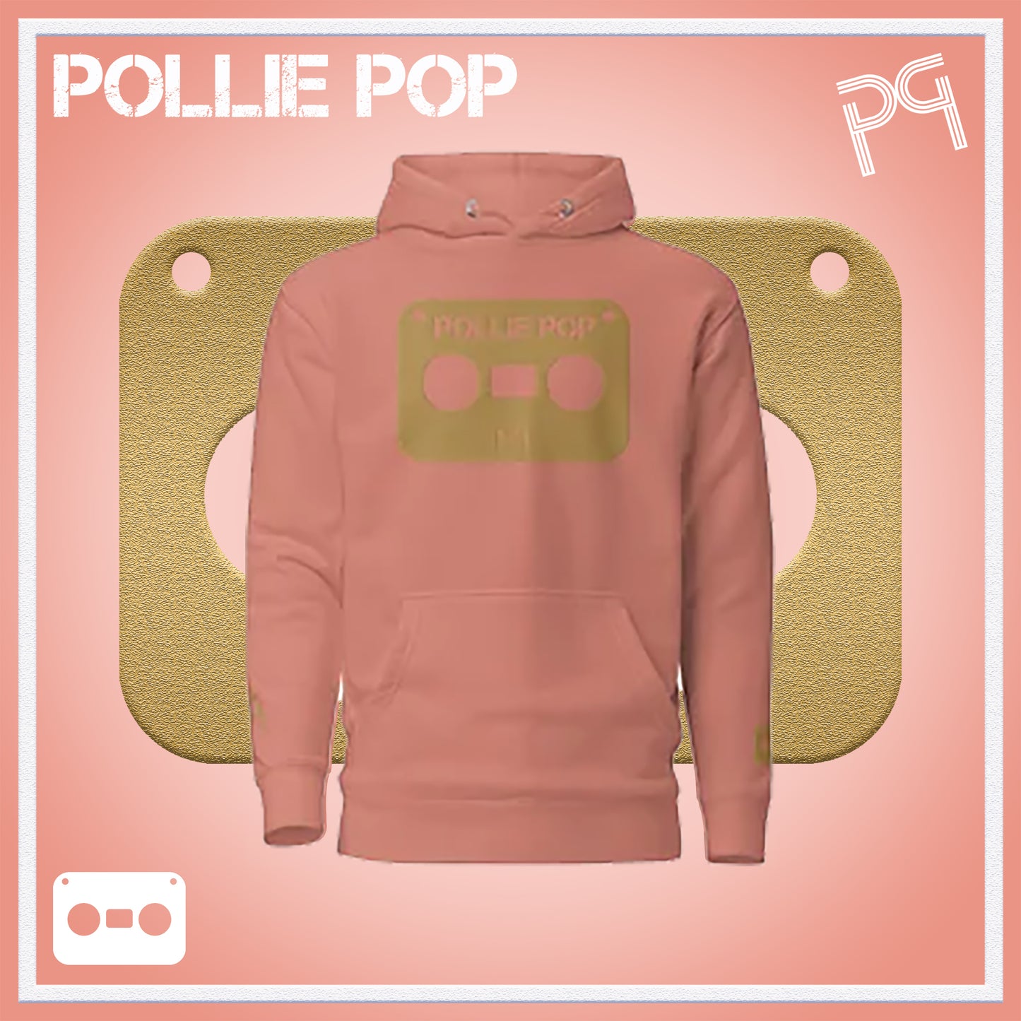 Big Old Gold Tape Hoodie