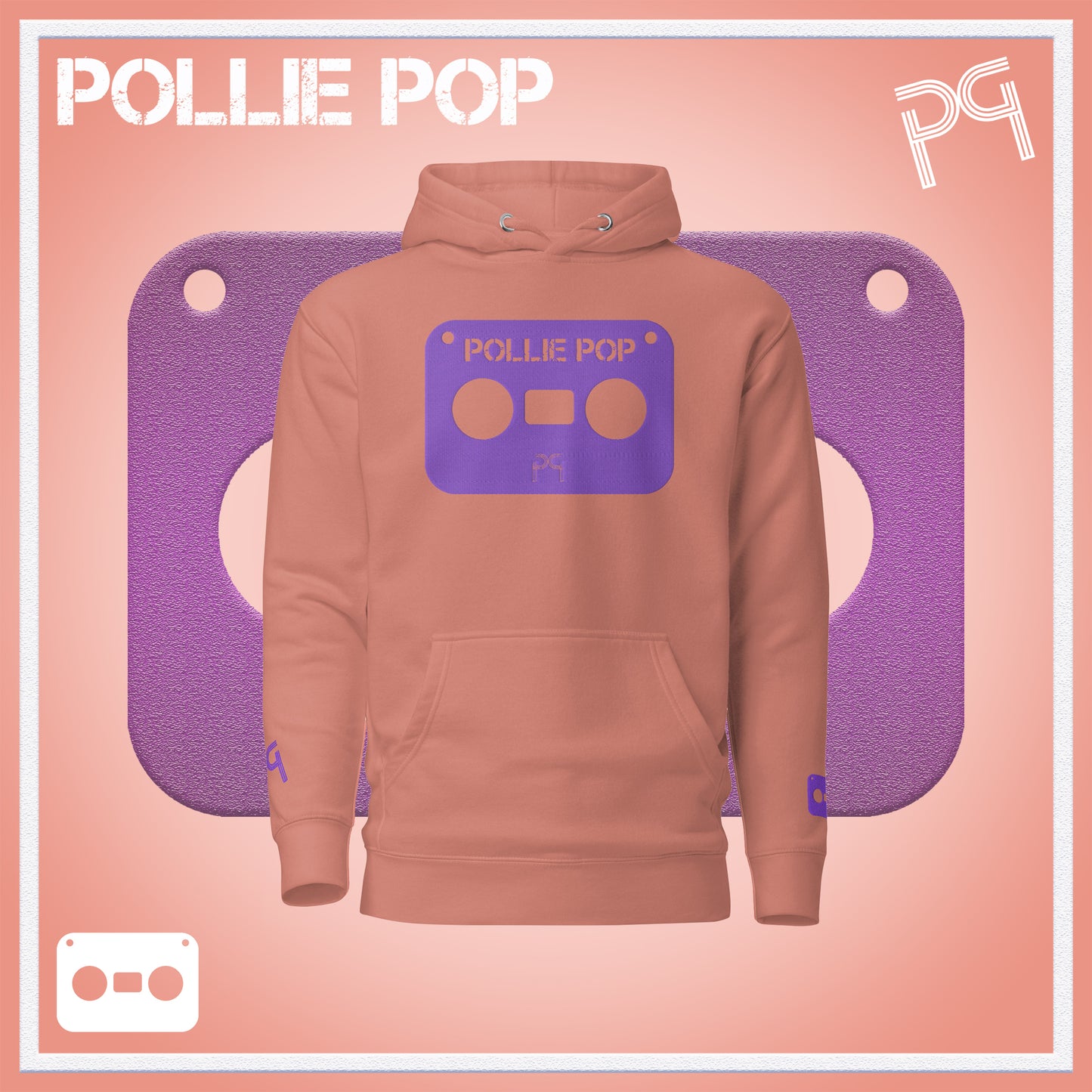Big Purple Tape Hoodie
