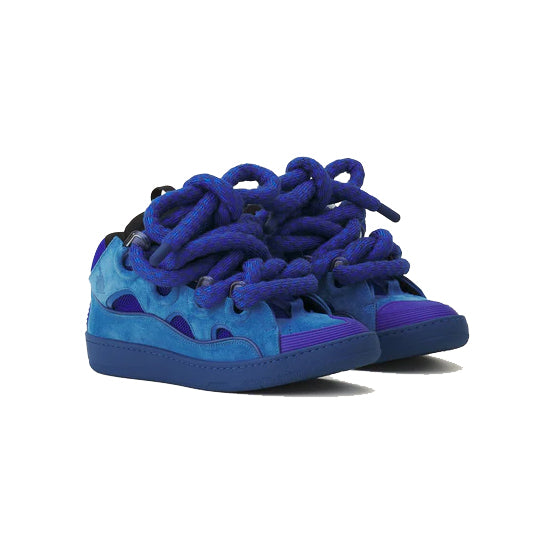 #Lanvin #Curb ##Sneakers #BlueBlack