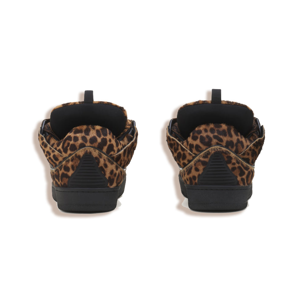 #Lanvin #Curb ##Sneakers #Brown #Pony