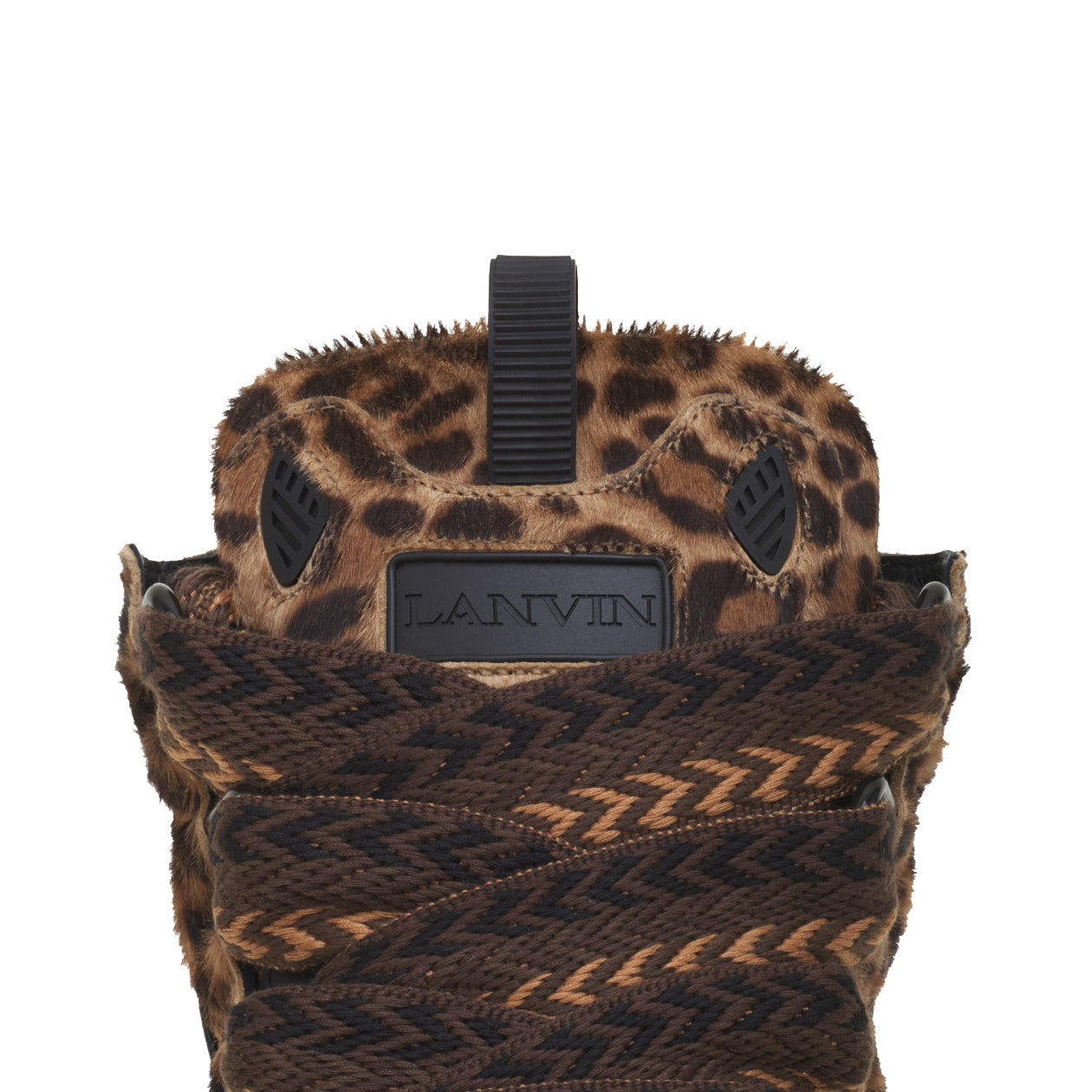 #Lanvin #Curb ##Sneakers #Brown #Pony