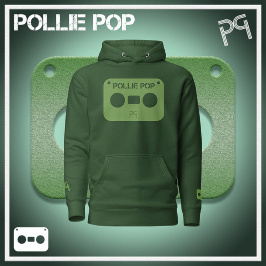 Big Light Green Tape Hoodie